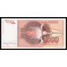 Yougoslavie, P-107, 1.000 dinara, 1990 - Billet de banque en vente sur Monnaies du Monde SHOP
