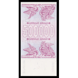 Géorgie, P-51, 500 000 kuponi, 1994 - Billet de banque en vente sur Monnaies du Monde SHOP