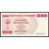 Zimbabwe, P-060, 500.000.000 dollars, 2008 - Billet de banque en vente sur Monnaies du Monde SHOP