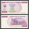 Zimbabwe, P-057, 50.000.000 dollars, 2008 - Billet de banque en vente sur Monnaies du Monde SHOP