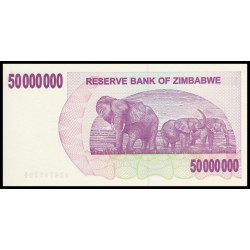 Zimbabwe, P-057, 50.000.000 dollars, 2008 - Billet de banque en vente sur Monnaies du Monde SHOP