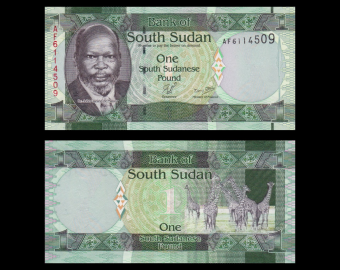 Soudan du Sud, P-05, 1 pound, 2011