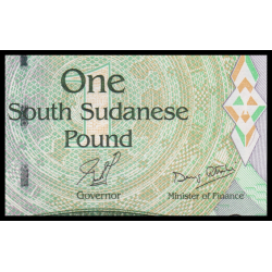 Soudan du Sud, P-05, 1 pound, 2011 - Billet de banque en vente sur Monnaies du Monde SHOP