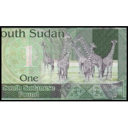 Soudan du Sud, P-05, 1 pound, 2011 - Billet de banque en vente sur Monnaies du Monde SHOP