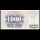 Bosnia and Herzegovina, P-015, 1000 dinara, 1992