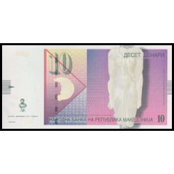 Macedoine, P-14i, 10 denari, 2011 - Billet de banque en vente sur Monnaies du Monde SHOP