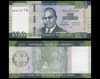 Liberia, p-35, 100 dollars, 2016