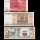 Lot 3 billets de banque de 20 : Biélorussie, Guyana & Kirghizistan
