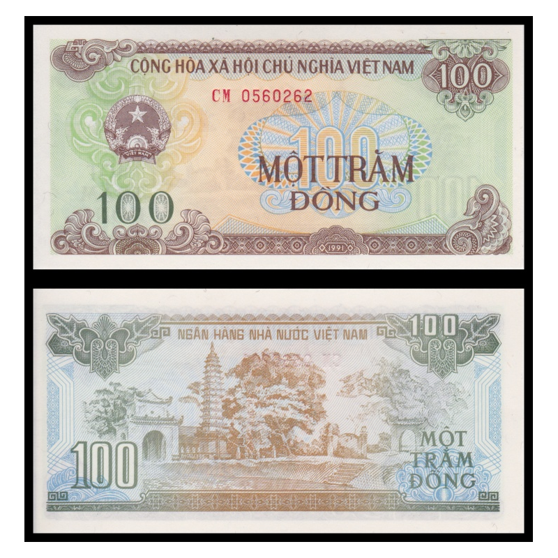 Vietnam, P-105a, 100 dông, 1991 - Billet de banque en vente sur Monnaies du Monde SHOP