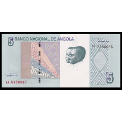 Angola, P-151A, 5 kwanzas, 2012 - Billet de banque en vente sur Monnaies du Monde SHOP