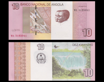 Angola, p-151B, 10 kwanzas, 2012