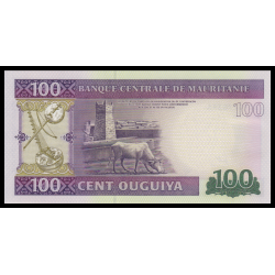Mauritanie, P-16b, 100 ouguiya, 2015 - Billet de banque en vente sur Monnaies du Monde SHOP