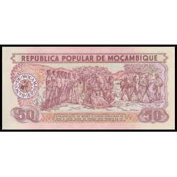 Mozambique, P-129b, 50 meticais, 1986 - Billet de banque en vente sur Monnaies du Monde SHOP
