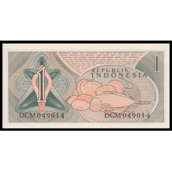 Indonésie, P-078, 1 rupiah, 1961 - Billet de banque en vente sur Monnaies du Monde SHOP