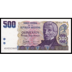 Argentine, P-316, 500 pesos argentinos, 1984 - Billet de banque en vente sur Monnaies du Monde SHOP