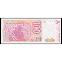 Argentine, P-327c , 100 australes, 1985-90 - Billet de banque en vente sur Monnaies du Monde SHOP