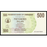 Zimbabwe, P-043, 500 dollars, 2006 - Billet de banque en vente sur Monnaies du Monde SHOP