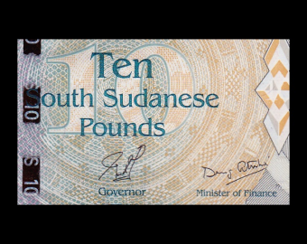 South Sudan, P-07, 10 pounds, 2011