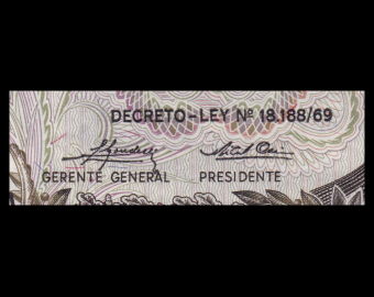 Argentine, P-296b, 50 pesos, 1974-75