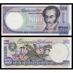 Venezuela, P-067f, 500 bolivares, 1998 - Billet de banque en vente sur Monnaies du Monde SHOP