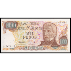 Argentine, P-304d2, 1 000 pesos, 1983 - Billet de banque en vente sur Monnaies du Monde SHOP