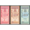 Mongolie, série de 3 billets, 1993 - Billet de banque en vente sur Monnaies du Monde SHOP