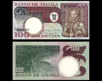 Angola, P-106, 100 escudos, 1973