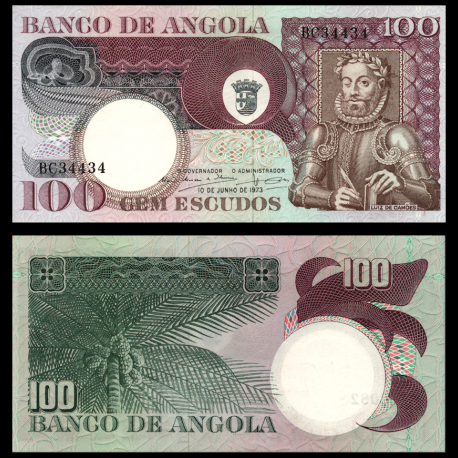 Angola, P-106, 100 escudos, 1973