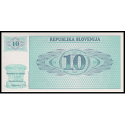 Slovénie, P-04, 10 tolar, 1990 - Billet de banque en vente sur Monnaies du Monde SHOP