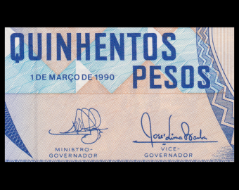 Guinea-Bissau, P-12, 500 pesos, 1990