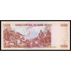 Guinée-Bissau, P-13b, 1000 pesos, 1993 - Billet de banque en vente sur Monnaies du Monde SHOP