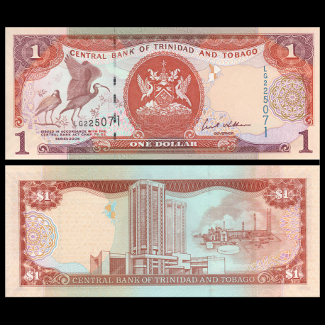 Trinidad & Tobago, P-46, 1 dollar, 2006