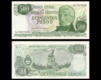 ARGENTINA 50 PESO 1976-78 UNC P 301B