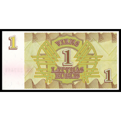 Lettonie, P-35, 1 rublis, 1992 - Billet de banque en vente sur Monnaies du Monde SHOP