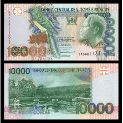 Sao Thomas&Principe, P-66a, 10.000 dobras, 1996 - Billet de banque en vente sur Monnaies du Monde SHOP