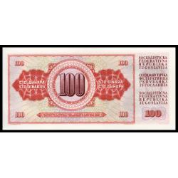 Yougoslavie, P-080b, 100 dinara, 1965 - Billet de banque en vente sur Monnaies du Monde SHOP