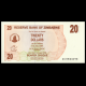 Zimbabwe, P-40, 20 dollars, 2006