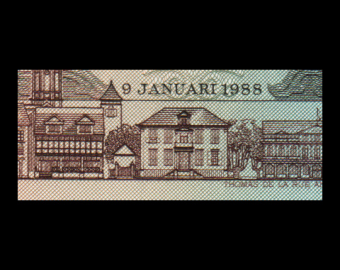 Suriname, P-134, 250 gulden, 1988