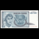 Yougoslavie, P-112, 100 dinara, 1992