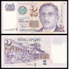 Singapour, P-45A, 2 dollars, 2005 - Billet de banque en vente sur Monnaies du Monde SHOP