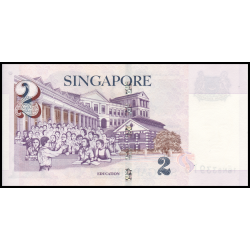 Singapour, P-45A, 2 dollars, 2005 - Billet de banque en vente sur Monnaies du Monde SHOP