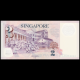Singapour, P-46k, 2 dollars, Polymère, 2017