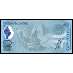 Salomon (iles), P-37, 40 dollars, 2018, polymère - Billet de banque en vente sur Monnaies du Monde SHOP