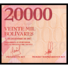 Venezuela, P-099c, 20 000 bolivares, 2017 - Billet de banque en vente sur Monnaies du Monde SHOP
