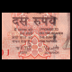 India, P-095b, 10 rupees, 2006