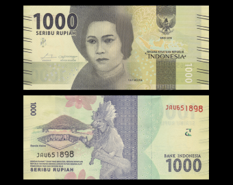Indonésie, P-154c, 1000 rupiah, 2018