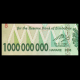 Zimbabwe, P-83, 1 billion dollars, 2008