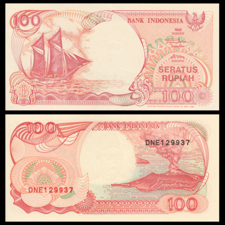 Indonesia, P-127g, 100 rupiah, 1999
