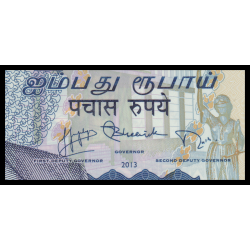 Maurice (ile), P-65, 50 roupies, 2013, polymère - Billet de banque en vente sur Monnaies du Monde SHOP