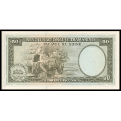 Guinée Portugaise, P-44a4, 50 escudos, 1971 - Billet de banque en vente sur Monnaies du Monde SHOP